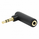 Perėjimas 3.5mm stereo → 3.5mm stereo (K-L) kampu Gembird